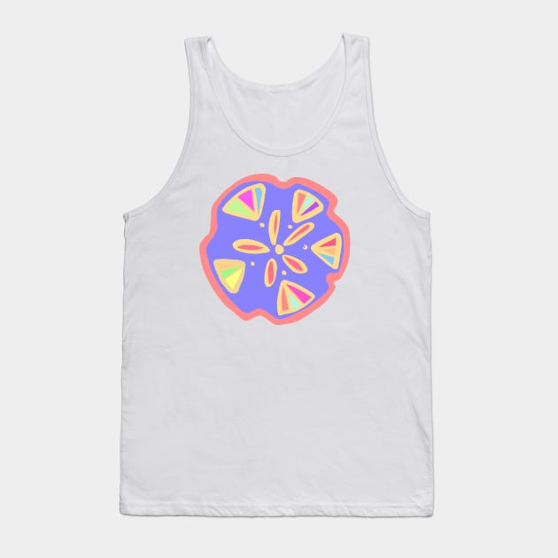 Colorful Sand Dollar Tank Top by CarrieBrose